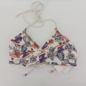 Ella Moss Bikini top in Folktale Floral with back strappy detail Size xs